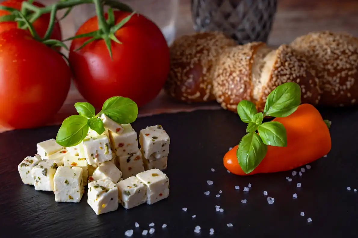 Cherry Tomatoes Filled with Goat Cheese