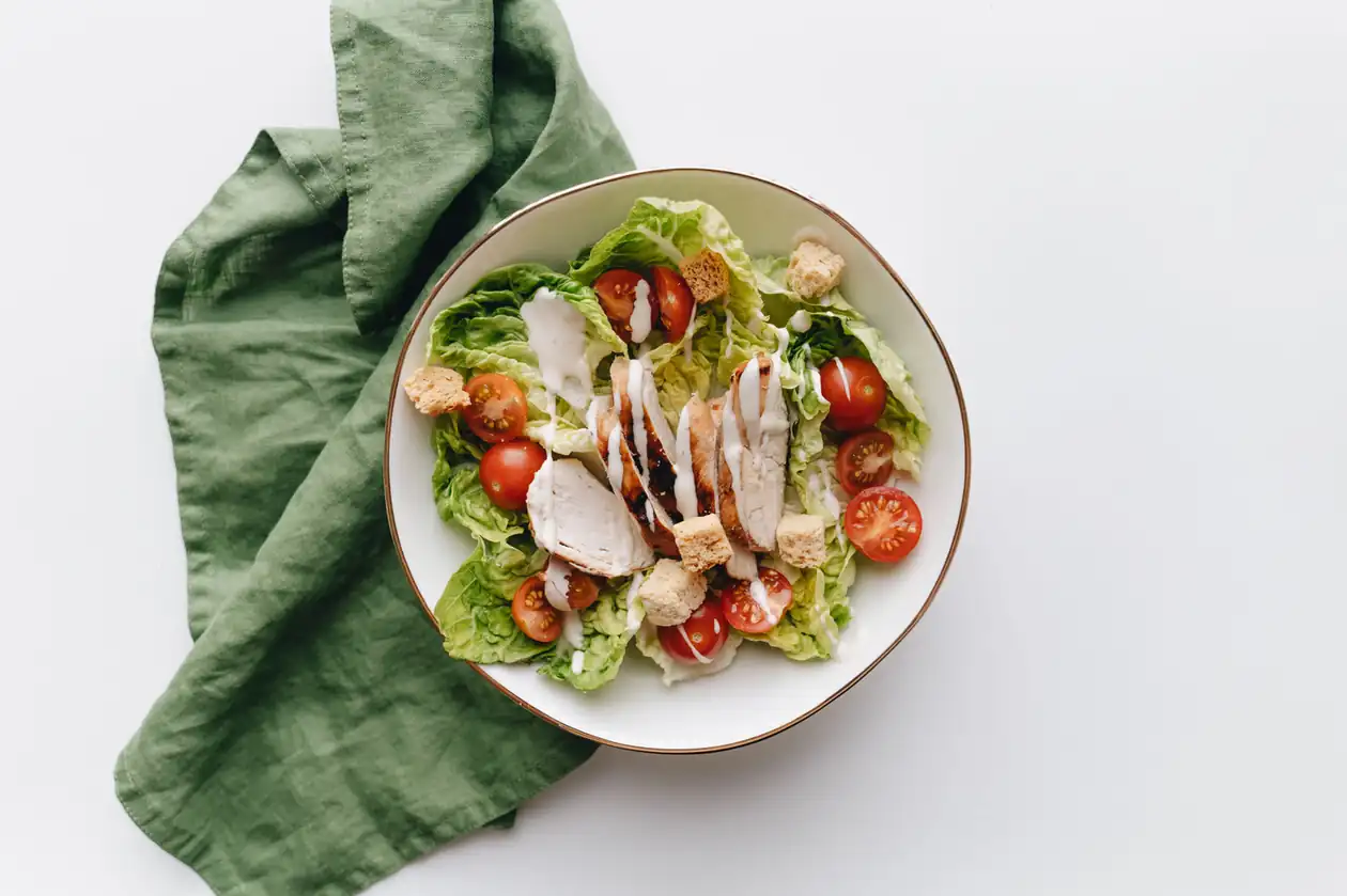 Easy and Fast Cajun Chicken Caesar Salad