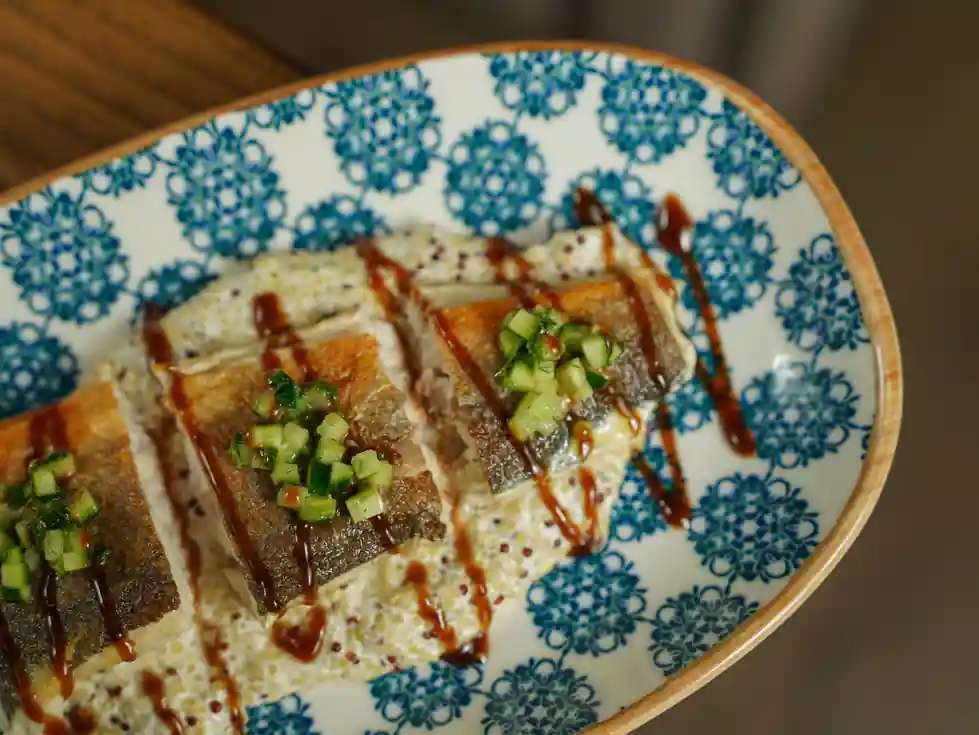 Fish with Tahini Sauce