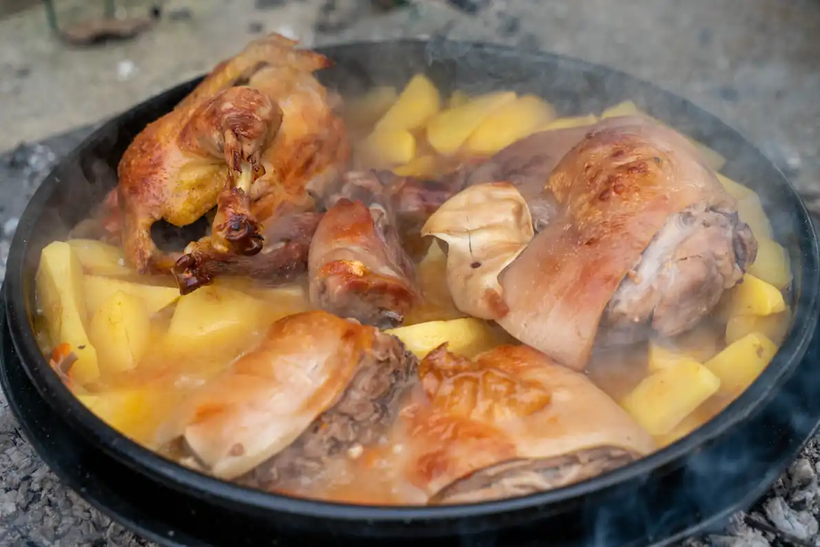 Estofado de chile verde con cerdo