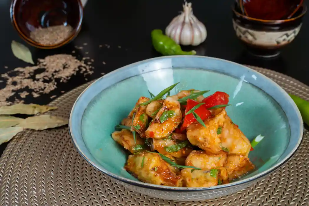 Lasooni Murgh (Garlic Flavored Spicy Chicken)