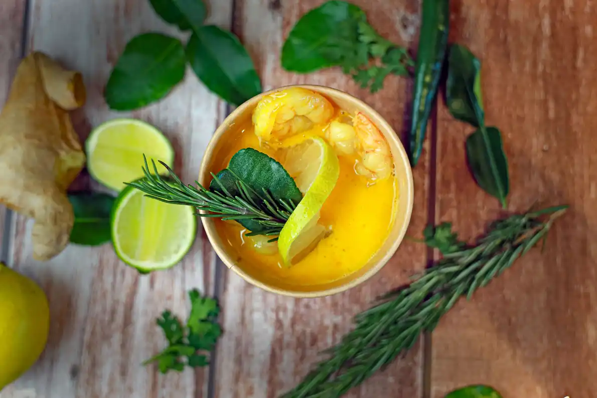 Lemon Ginger Shrimp