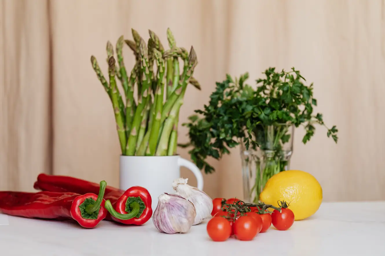 Minted Lemon Asparagus