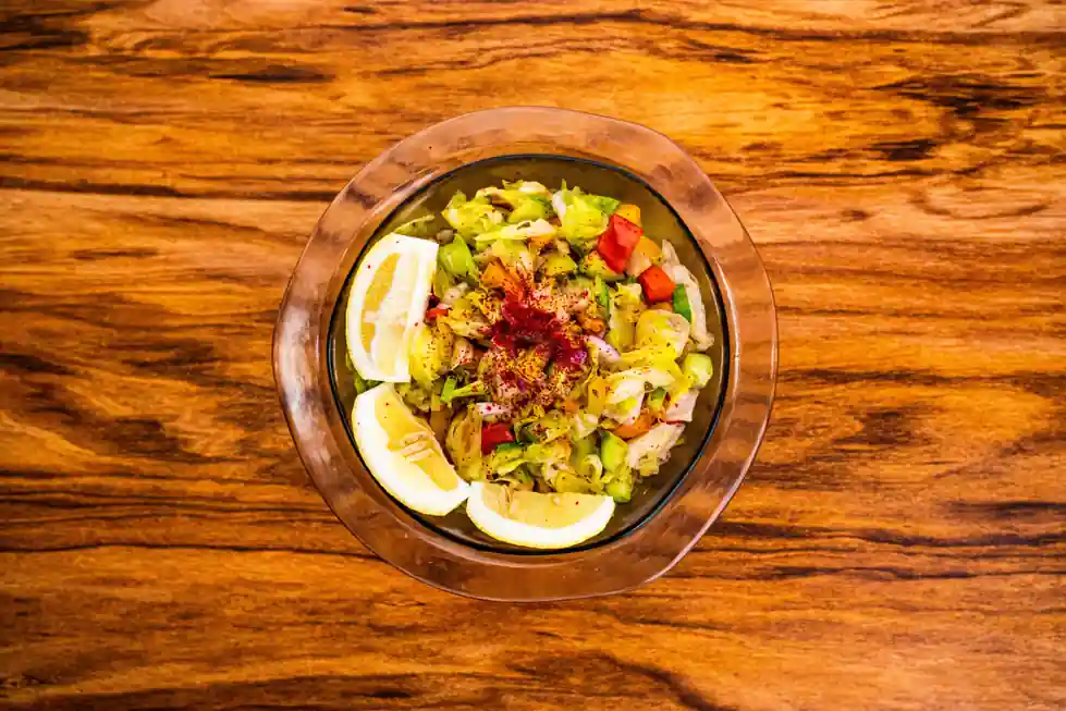 Napa Cabbage Salad with Lemon-Pistachio