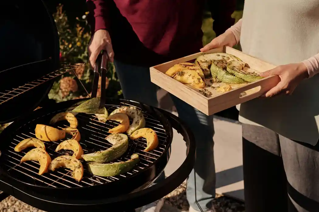 No Mess Squash on the Barbeque