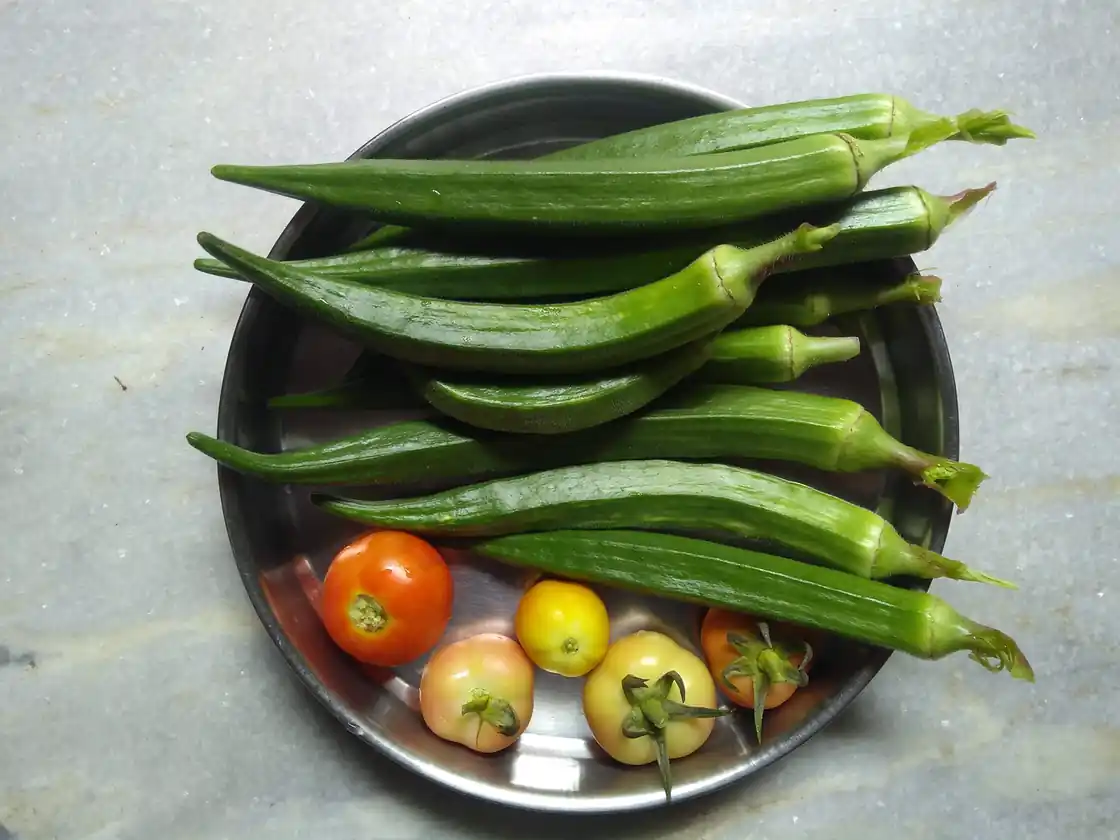 Okra and Tomatoes