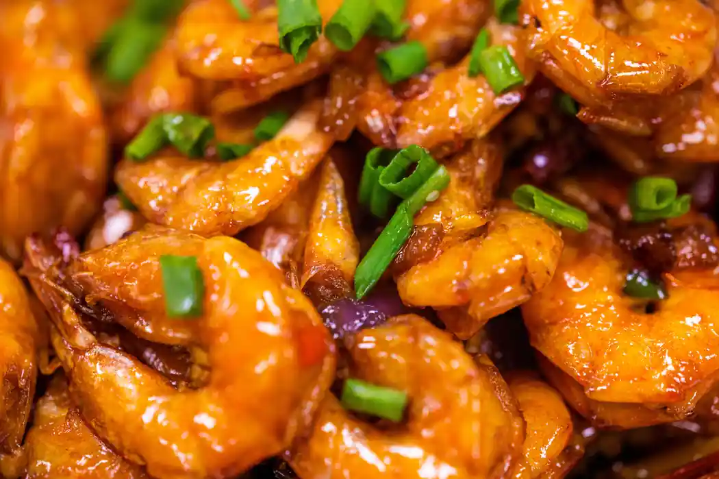 Onion Tarragon Shrimp