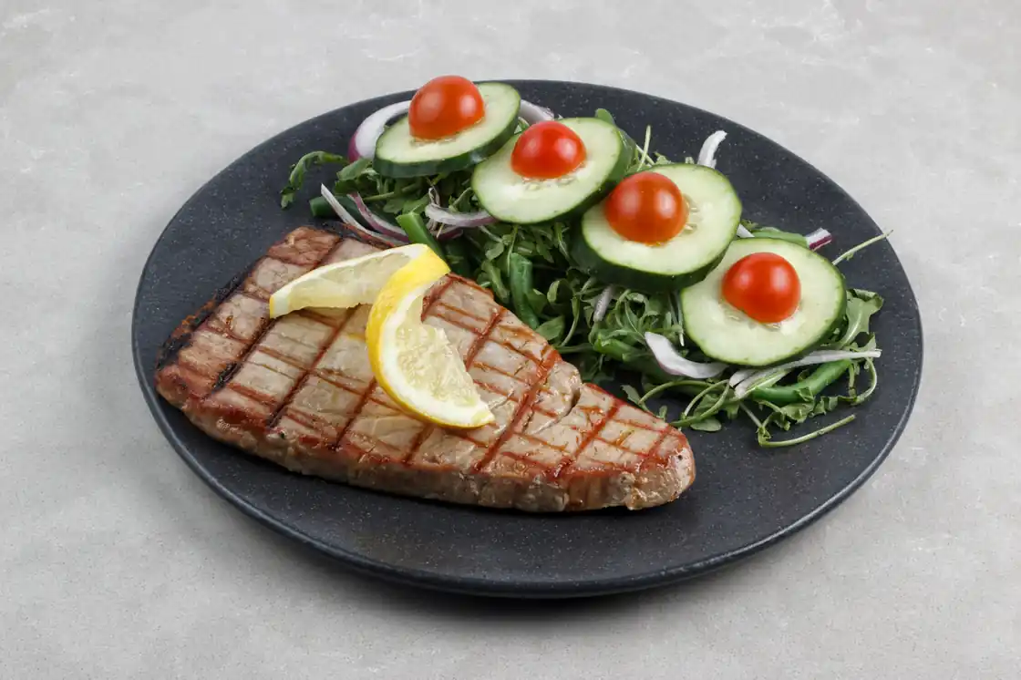 Poached Tuna Steaks