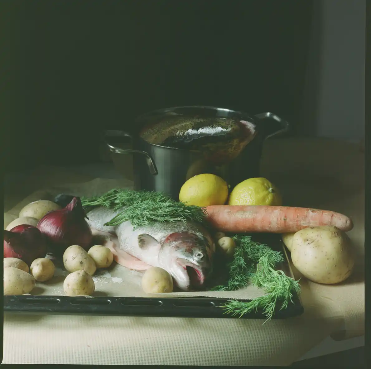 Rainbow Trout with Yogurt Sauce