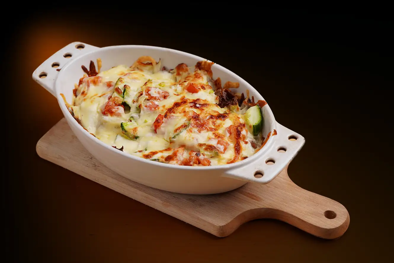 Spinach and Artichoke Au Gratin
