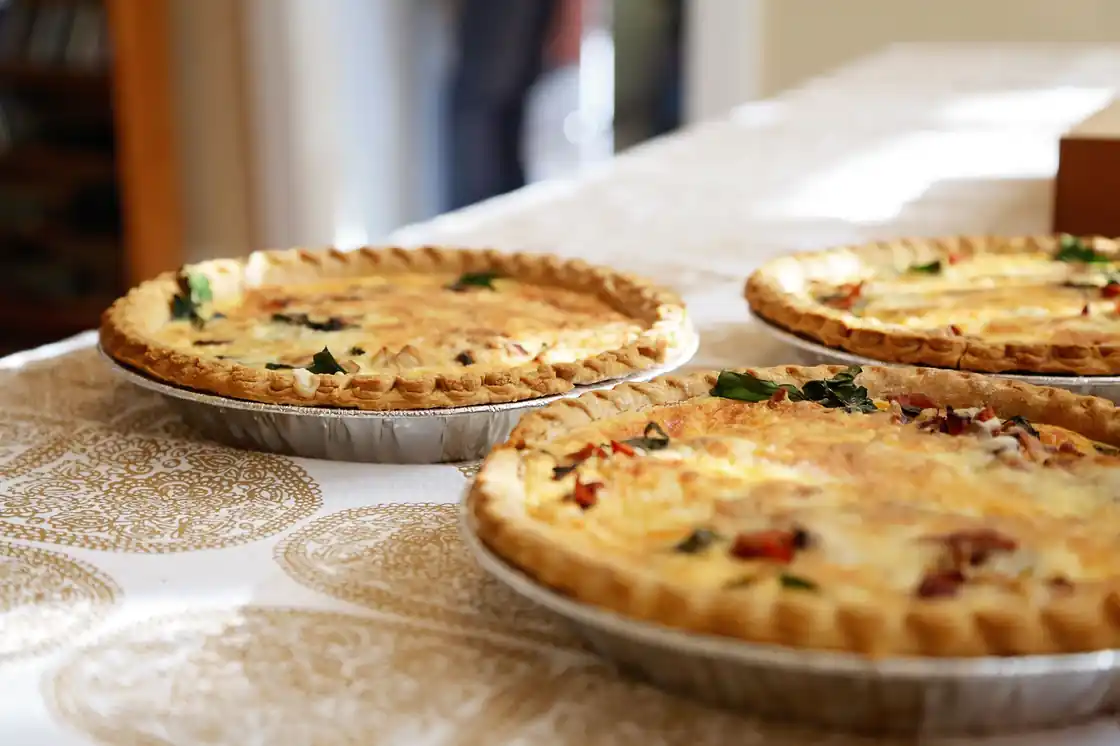 Spinach Muenster Quiche
