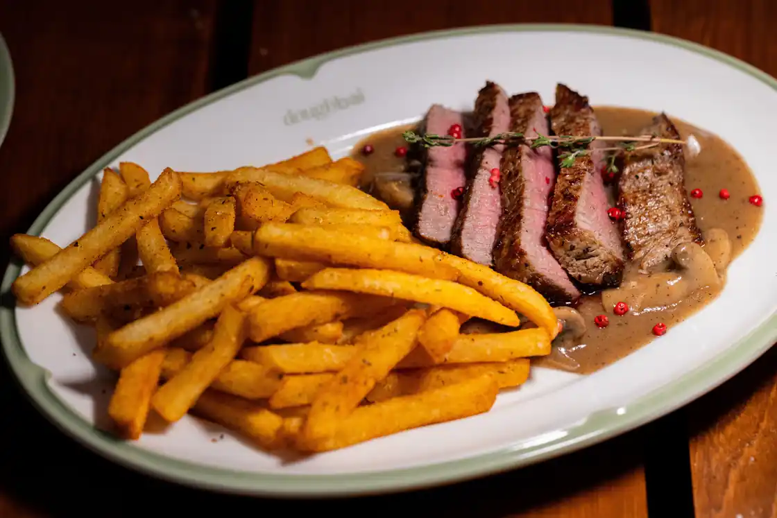 Steak with Marsala Sauce