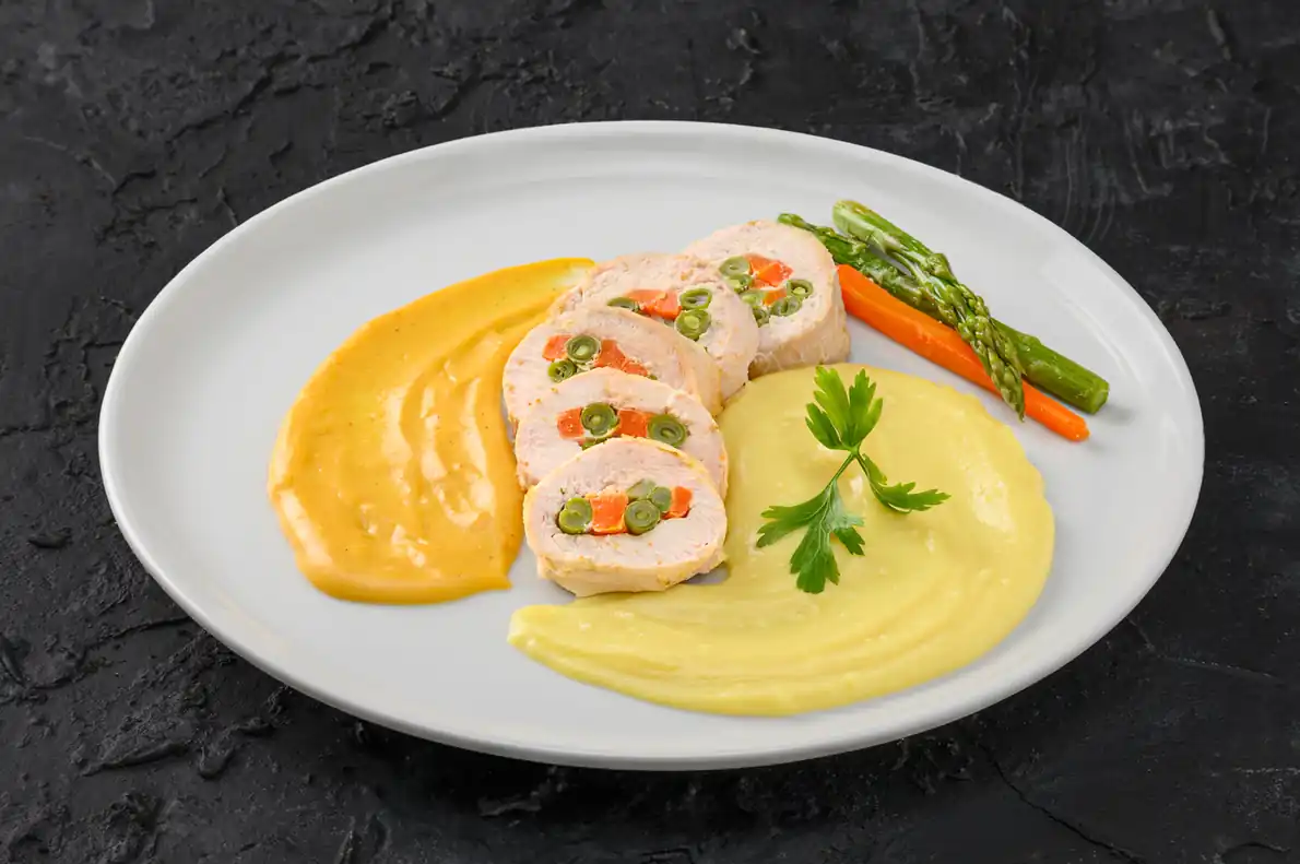 Stuffed and Wrapped Chicken Breast