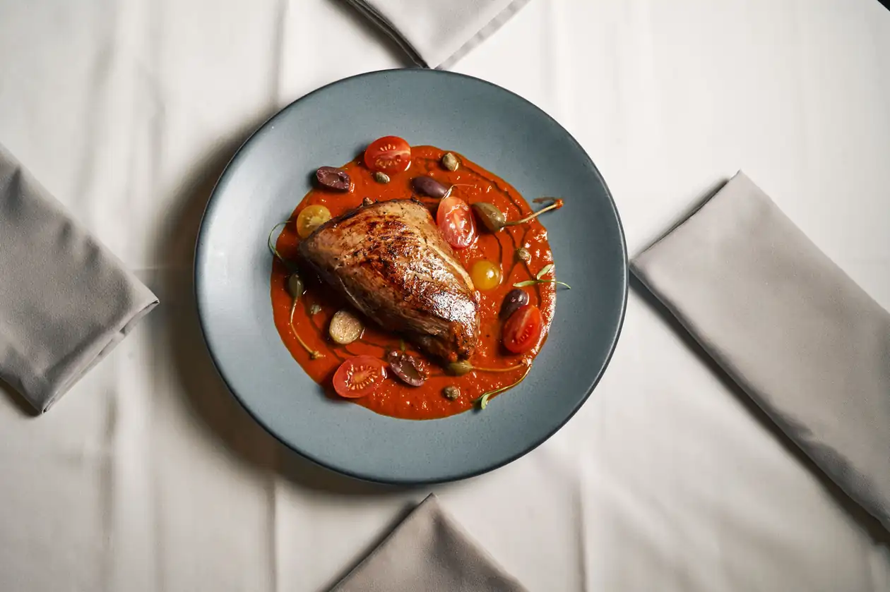 Stuffed Tomato Basil Chicken