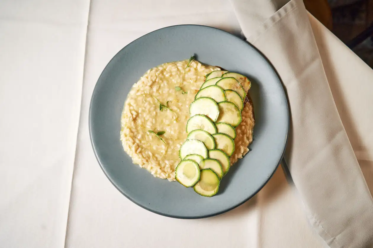 Zucchini and Blue Cheese Side
